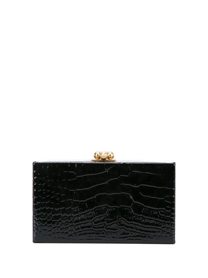 Edie Parker Box Clutch - Black