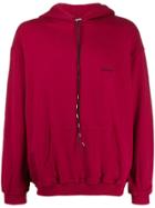 Represent Toggle Fastened Hoodie - Red
