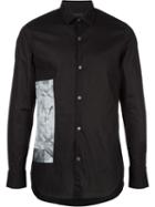Ann Demeulemeester Contrast Patch Shirt - Black