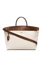 Burberry Medium Society Tote - Brown