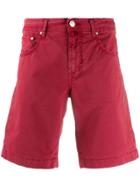 Jacob Cohen Classic Shorts - Red