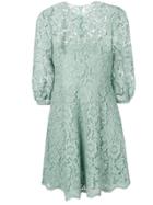 Valentino Heavy Lace Dress - Green