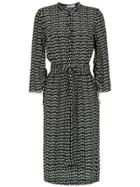 Nk Printed Silk Dress - Black