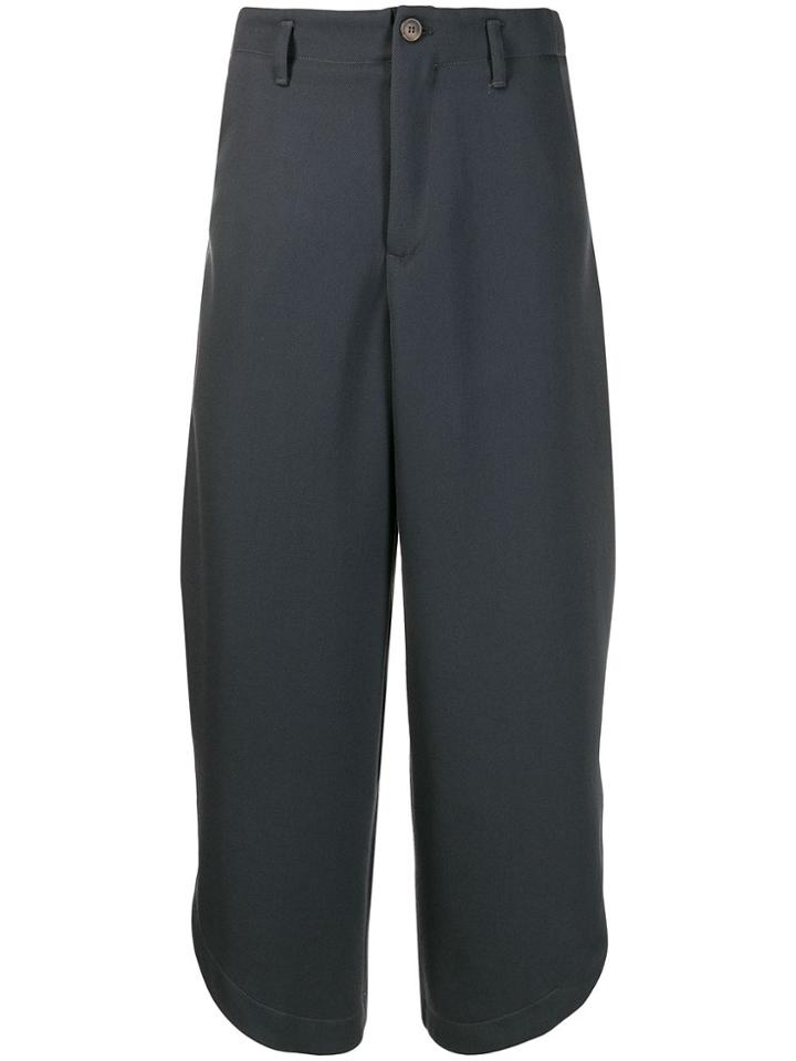 Société Anonyme Cropped Wide-leg Trousers - Grey