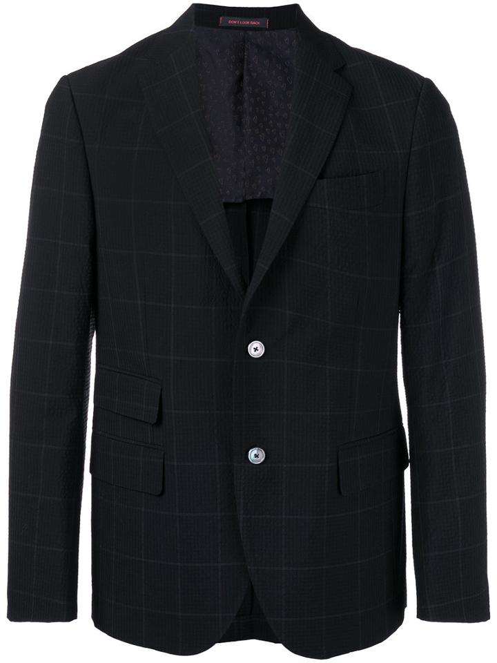 The Gigi - Light Check Blazer - Men - Cotton/spandex/elastane/cupro/wool - 50, Black, Cotton/spandex/elastane/cupro/wool