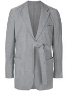 Inês Torcato Pinstripe Blazer - Grey