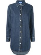 Mih Jeans Oversize Denim Shirt, Women's, Size: Xs, Blue, Cotton