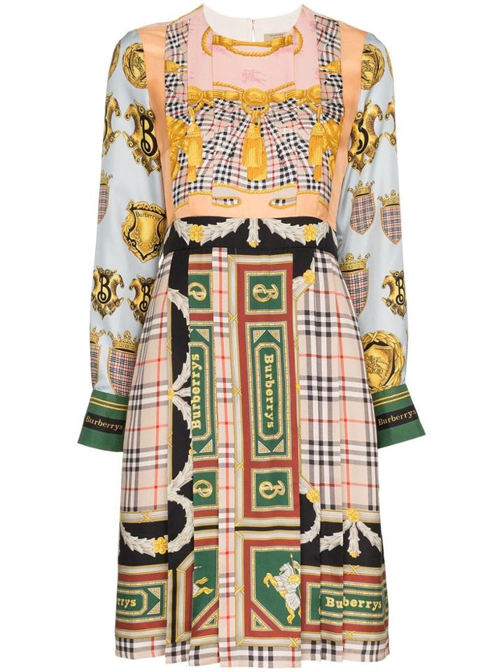 Burberry Burb Drs Archv Cn Ls Pltd Midi - Unavailable