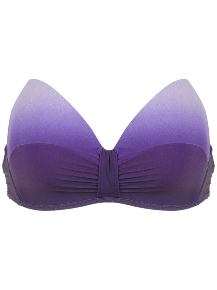 Amir Slama Tie Dye Cropped Top - Purple