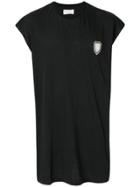 Ih Nom Uh Nit Embellished Patch Tank Top - Black