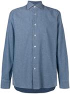 Borriello Micro-print Shirt - Blue