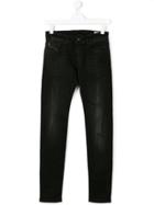 Diesel Kids Slim-fit Trousers - Grey
