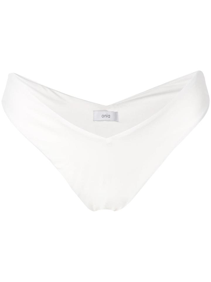 Onia Onia X Weworewhat Delila Bikini Bottom - White
