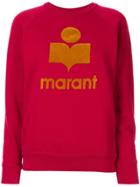 Isabel Marant Étoile Milly Logo Print Sweatshirt - Red
