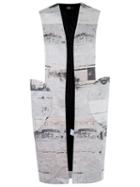 Fernanda Yamamoto Abstract Print Vest, Women's, Size: 43, White, Cotton