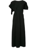 Yohji Yamamoto Vintage Over The Shoulder Flap Dress - Black