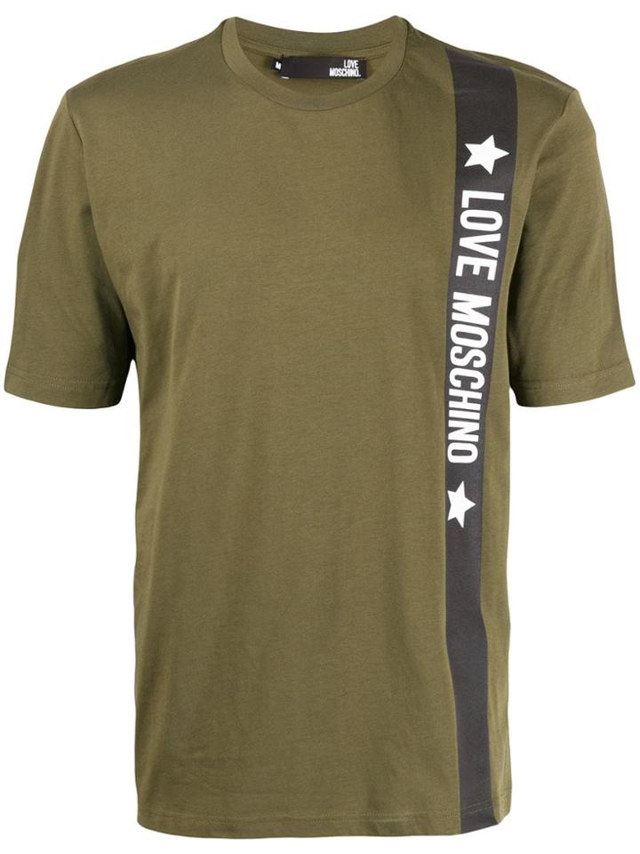 Love Moschino Logo T-shirt - Green