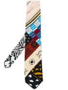 Engineered Garments Contrast Panel Tie - Multicolour