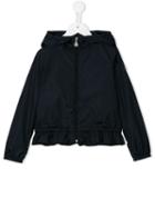Moncler Kids Zipped Rain Jacket, Girl's, Size: 6 Yrs, Blue