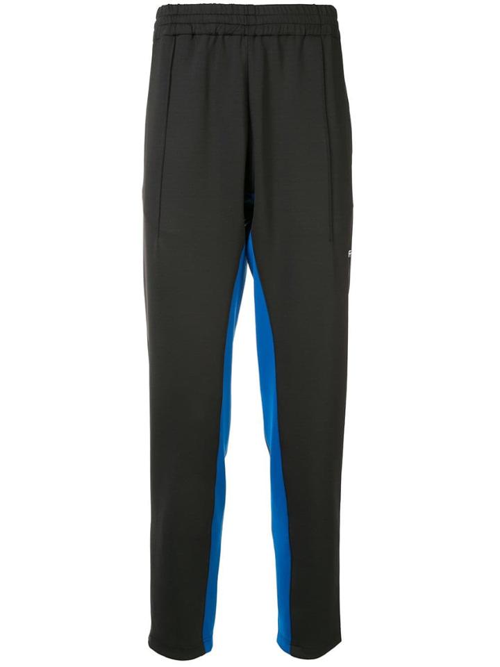 Off Duty Side Stripe Track Pants - Black