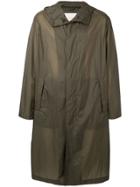 Mackintosh Oversized Hooded Coat - Green