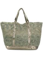 Vanessa Bruno Sequin Trim Shopper Tote - Green