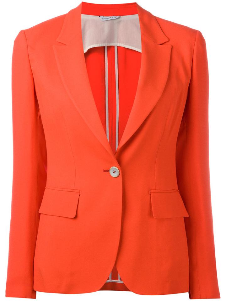 Tonello - Classic Blazer - Women - Polyester/viscose - 42, Women's, Red, Polyester/viscose