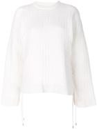 Paco Rabanne Drawstring Detail Jumper - White