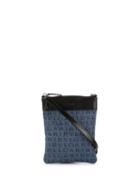Bulgari Pre-owned Printed Logo Crossbody Bag - Blue