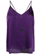 Racil V-neck Printed Camisole - Purple