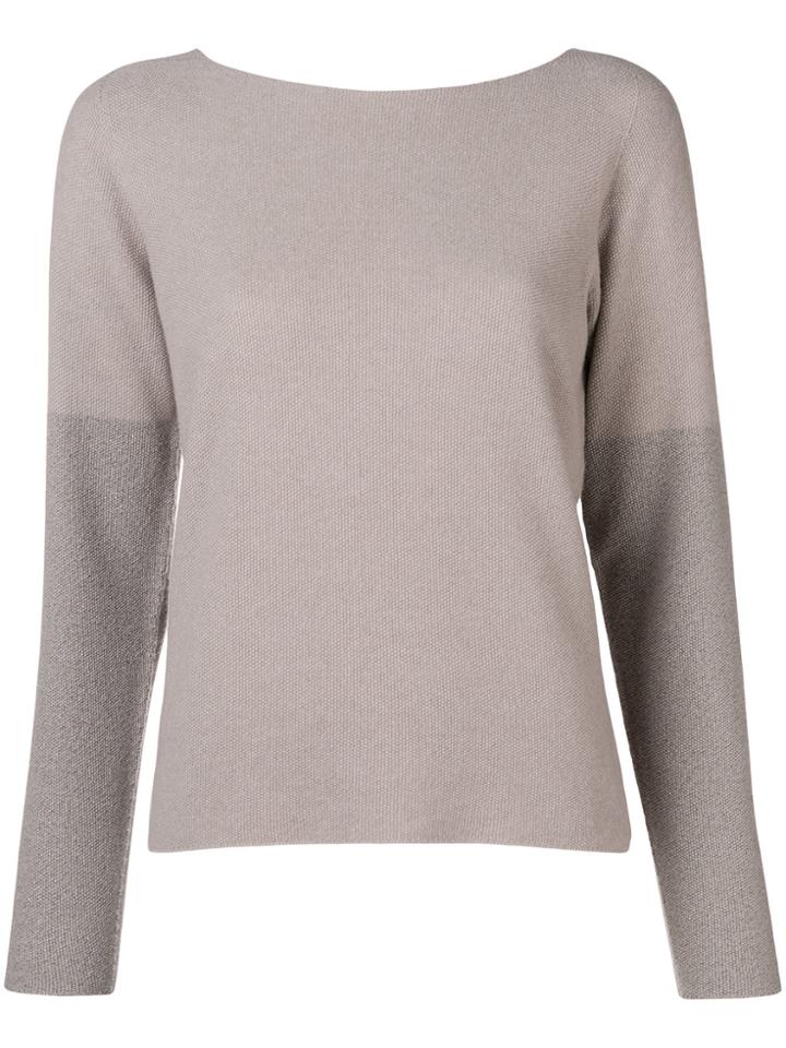 Fabiana Filippi Two-tone Sweater - Nude & Neutrals