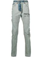 Mr. Completely Factory Reversed Jeans - Blue