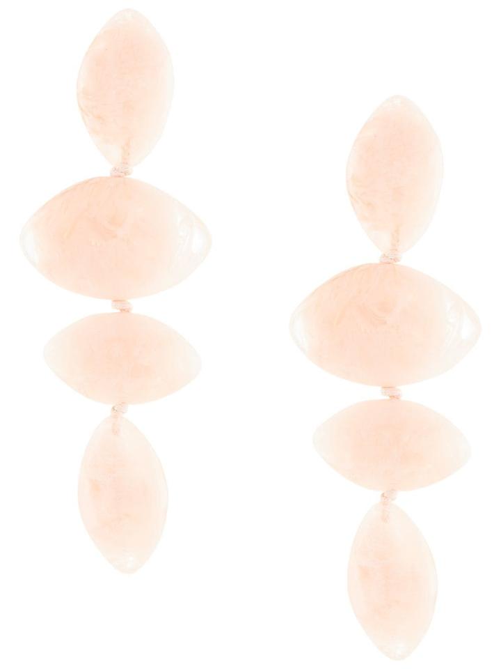 Cult Gaia Ida Multi Drop Earrings - Pink