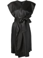 Vivienne Westwood Anglomania 'toten' Wrap Dress, Women's, Size: 42, Black, Cotton/acetate