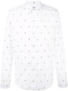 Ps By Paul Smith Printed Shirt, Men's, Size: Xxl, White, Cotton