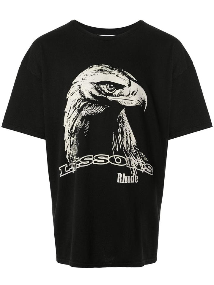 Rhude Rhude X Lessons Print T-shirt - Black
