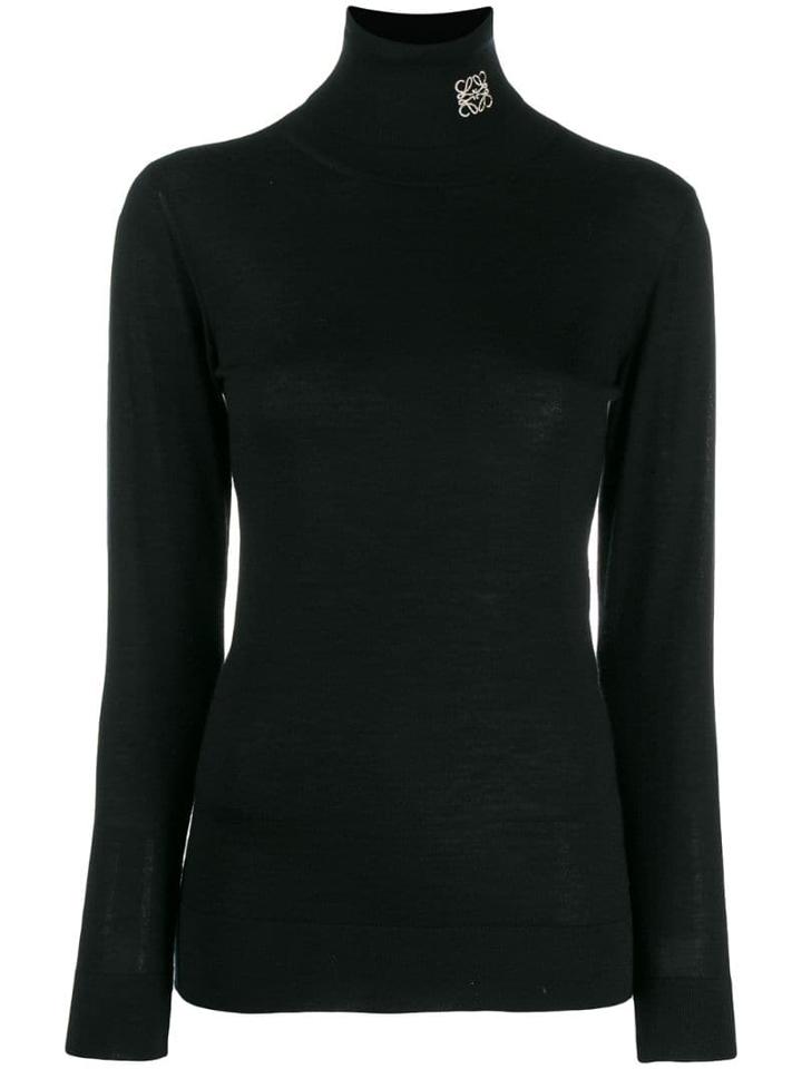 Loewe Turtleneck Jumper - Black