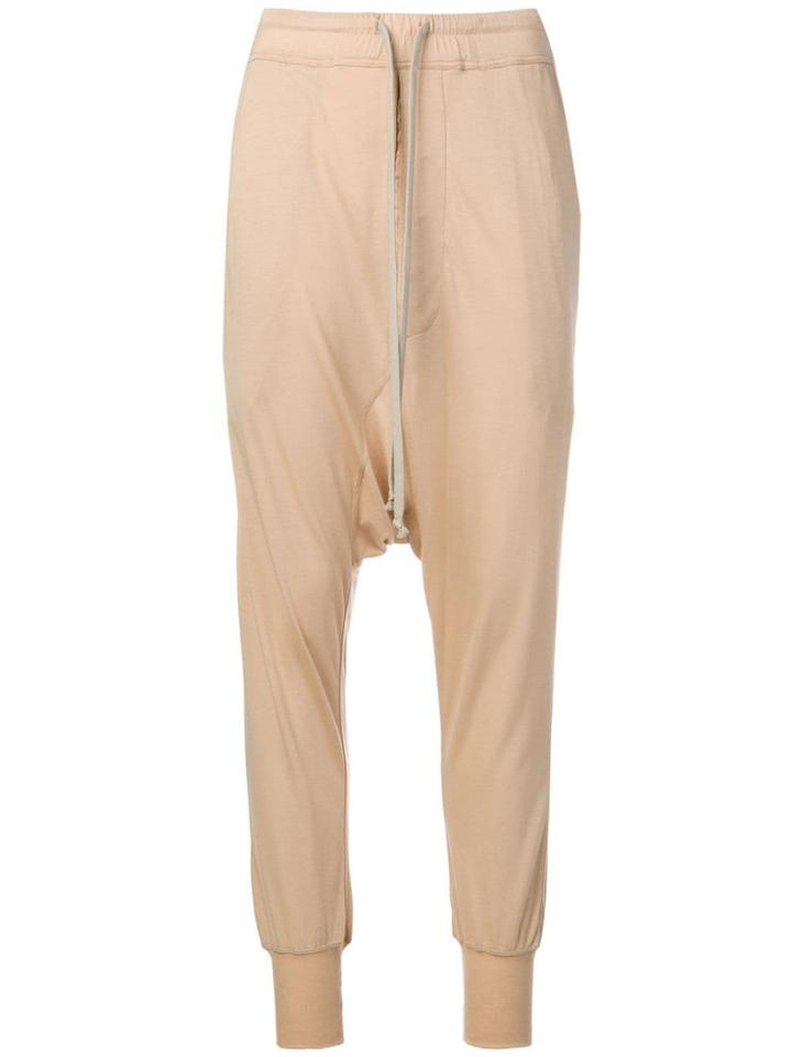 Rick Owens Lilies Dropped-crotch Joggers - Neutrals