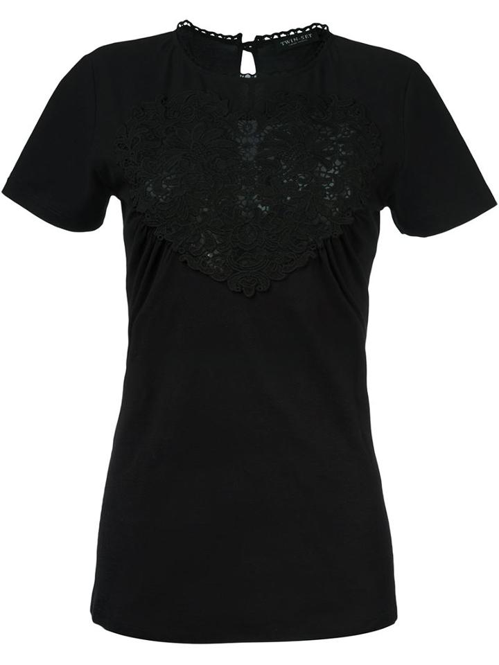 Twin-set Lace Heart T-shirt