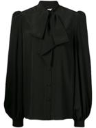 Givenchy Pussybow Blouse - Black