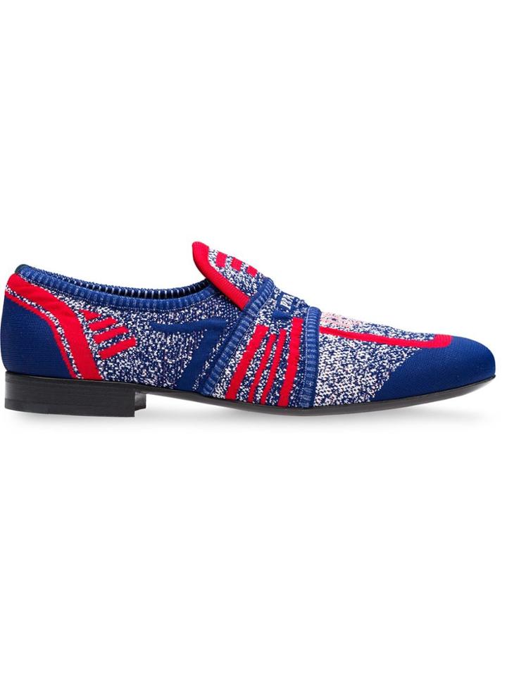 Prada Semi-stretch Oafers - Blue