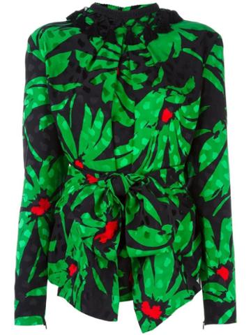 Balenciaga Pre-owned Printed Blouse - Black