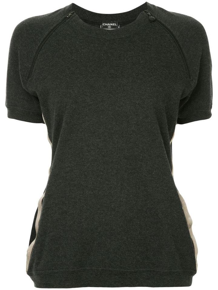 Chanel Pre-owned Chanel Cc Short Sleeve Top - Gray, Beige