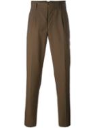 Incotex Tailored Trousers, Men's, Size: 46, Brown, Cotton/wool