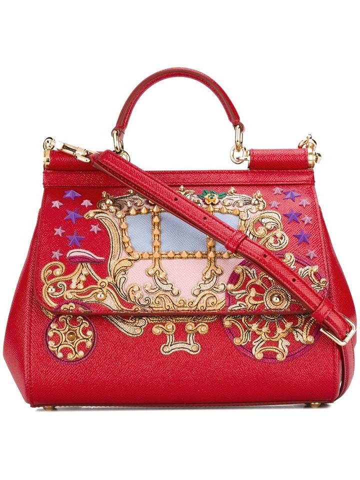 Dolce & Gabbana 'sicily' Tote, Women's, Red