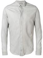 Giorgio Brato Long-sleeve Fitted Shirt - Grey