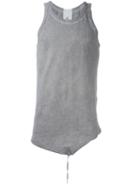 Lost & Found Rooms Exposed Seam Tank Top, Men's, Size: Xs, Grey, Cotton