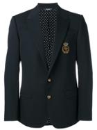 Dolce & Gabbana Logo Crown Blazer - Black