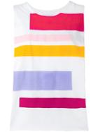 Io Ivana Omazic - Striped Tank Top - Women - Cotton - S, White, Cotton