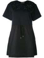 See By Chloé - Cut Out Drawstring Dress - Women - Cotton - L, Black, Cotton